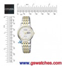 客訂商品,CITIZEN EW3254-87A(公司貨,保固2年):::日本製,Eco-Drive光動能,對錶系列(LADY'S),時尚女錶,藍寶石鏡面,星期日期顯示,刷卡或3期,EW325487A
