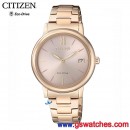 已完售,CITIZEN FE6093-87X(公司貨,保固2年):::Eco-Drive光動能時尚女錶,日期顯示,FE609387X