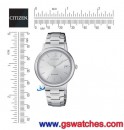CITIZEN FE6090-85A(公司貨,保固2年):::Eco-Drive光動能時尚女錶,日期顯示,刷卡或3期零利率,FE609085A
