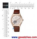 已完售,CITIZEN PC1003-07A(公司貨,保固2年):::自動上鍊機械錶,時尚女錶,藍寶石鏡面,施華洛世奇水晶,免運費,刷卡或3期零利率,PC100307A