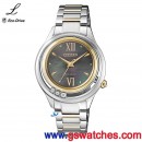 CITIZEN EM0518-86Y(公司貨,保固2年):::CITIZEN L光動能系列,藍寶石鏡面,4顆天然鑽,白蝶貝面板,免運費,刷卡或3期零利率,EM051886Y