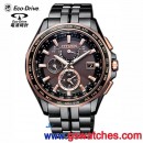 CITIZEN AT9096-73E(公司貨,保固2年):日本製,光動能全球電波時計,H820,萬年曆,鈦金屬,DLC,藍寶石,日期星期,鬧鈴,刷卡或3期零利率,AT909673E