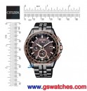 CITIZEN AT9096-73E(公司貨,保固2年):日本製,光動能全球電波時計,H820,萬年曆,鈦金屬,DLC,藍寶石,日期星期,鬧鈴,刷卡或3期零利率,AT909673E