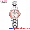 CITIZEN KH4-939-91(公司貨,保固1年):::Wicca少女系列,SOLAR-TECH,太陽能,淑女錶,日期,廣告款,免運費,刷卡或3期零利率,KH493991