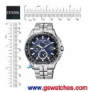 已完售,CITIZEN AT9090-53L(公司貨,保固2年):日本製,光動能全球電波時計,H820,萬年曆,鈦金屬,DLC,藍寶石,日期星期,鬧鈴,AT909053L