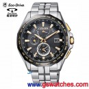 客訂商品,CITIZEN AT9095-50E(公司貨,保固2年):日本製,光動能全球電波時計,H820,萬年曆,鈦金屬,DLC,藍寶石,日期星期,鬧鈴,刷卡或3期零利率,AT909550E