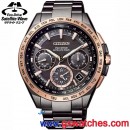 已完售,CITIZEN CC9016-60E(公司貨,保固2年):::光動能GPS衛星對時,鈦金屬,碼錶,鬧鈴,萬年曆,兩地時間,附贈鱷魚皮錶帶,防磁,藍寶石,DLC,CC901660E
