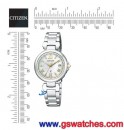 CITIZEN EC1035-56W(公司貨,保固2年):::日本製xC Eco-Drive光動能全球電波時計,萬年曆,藍寶石,Hebe廣告配帶款,刷卡或3期零利率,EC103556W