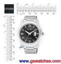 已完售,CITIZEN AW1100-56E(公司貨,保固2年):::日本製Eco-Drive METAL錶環光動能時尚男錶(MEN'S),藍寶石,對錶商品,免運費,刷卡或3期,AW110056E