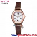 已完售,CITIZEN KP2-566-10(公司貨,保固1年):::Wicca少女系列,SOLAR-TECH,太陽能,淑女錶,水晶吊飾,廣告款,KP256610