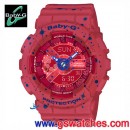 客訂商品,CASIO BA-110ST-4ADR(公司貨,保固1年):::Baby-G,指針+數字雙顯系列,刷卡不加價或3期零利率,BA110ST