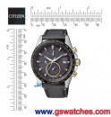 已完售,CITIZEN AT8158-14H(公司貨,保固2年):::Eco-Drive光動能,鈦金屬,全球電波時計,H800,萬年曆,日期星期,碼表計時,藍寶石,AT815814H
