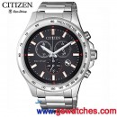CITIZEN AT2420-83E(公司貨,保固2年):::Eco-Drive光動能,時尚男錶,計時碼錶,藍寶石,日期顯示,刷卡不加價或3期零利率,AT242083E
