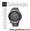 CITIZEN CC9075-52F(公司貨,保固2年):::Satellite光動能GPS衛星對時,鈦金屬,碼錶,鬧鈴,萬年曆,兩地時間,廣告款,防磁,藍寶石,DLC,刷卡或3期,CC907552F