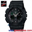 客訂商品,CASIO GA-100MB-1ADR(公司貨,保固1年):::G-SHOCK Standard,指針+數字雙顯系列,霧面黑,刷卡不加價或3期零利率,GA100MB