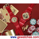 客訂商品,CASIO GA-100VLA-4ADR(公司貨,保固1年):::G-SHOCK,指針+數字雙顯,新春限定紅色對錶,刷卡或3期零利率,GA100VLA