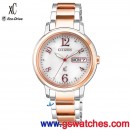 已完售,CITIZEN EW2424-68A(公司貨,保固2年):::日本製,xC 光動能,藍寶石鏡面,星期日期顯示,Hebe代言,EW242468A