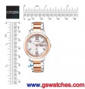 已完售,CITIZEN EW2424-68A(公司貨,保固2年):::日本製,xC 光動能,藍寶石鏡面,星期日期顯示,Hebe代言,EW242468A