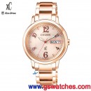 已完售,CITIZEN EW2423-52W(公司貨,保固2年):::日本製,xC 光動能,藍寶石鏡面,星期日期顯示,Hebe代言,EW242352W