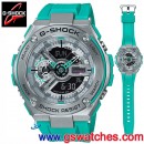 客訂商品,CASIO GST-410-2ADR(公司貨,保固1年):::G-SHOCK,指針+數字雙顯,G-STEEL,刷卡不加價或3期零利率,GST410