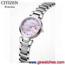 已完售,CITIZEN EW2506-81Y(公司貨,保固2年):::鈦金屬,Eco-Drive,光動能,時尚女錶,5氣壓防水,藍寶石鏡面,日期,EW250681Y