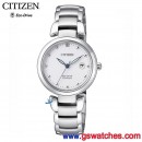 CITIZEN EW2500-88A(公司貨,保固2年):::鈦金屬,Eco-Drive,光動能,時尚女錶,5氣壓防水,藍寶石鏡面,日期顯示,刷卡或3期零利率,EW250088A