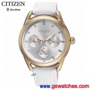 客訂商品,CITIZEN FD2059-16A(公司貨,保固2年):::Eco-Drive光動能,時尚女錶,女用,12顆水晶,星期,日期,24小時指針,刷卡或3期零利率,FD205916A
