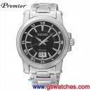 客訂商品,SEIKO SUR015J1(公司貨,保固2年):::日本製,PREMIER,6N76大視窗日期,對錶(男用),藍寶石水晶玻璃,免運費,刷卡不加價或3期零利率,6N76-00B0D
