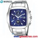 WIRED AF8D99X(公司貨,保固1年):::WIRED ARCISM Chronograph 7T92計時碼表系列,免運費,刷卡不加價或3期零利率,7T92-X072B