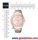客訂商品,CITIZEN FD4026-81X(公司貨,保固2年):::Eco-Drive光動能,時尚女錶,女用,星期,日期,刷卡或3期零利率,FD402681X