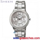 CASIO SHN-3004D-7ADR(公司貨,保固1年):::Sheen 多重指針款,星期,日期,刷卡不加價或3期零利率,SHN3004D