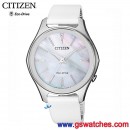 已完售,CITIZEN EM0597-12D(公司貨,保固2年):::Eco-Drive,光動能,時尚女錶,E031,EM059712D