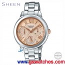 客訂商品,CASIO SHE-3059D-9AUDR(公司貨,保固1年):::Sheen,時尚女錶,日期,星期,24小時指針,刷卡不加價或3期零利率,SHE3059D