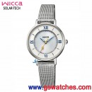 已完售,CITIZEN KP3-465-11(公司貨,保固1年):::Wicca,星願系列,SOLAR-TECH,太陽能,淑女錶,星型秒針,KP346511