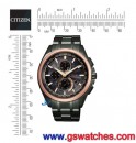 CITIZEN AT8046-51E(公司貨,保固2年):Eco-Drive光動能五局電波時計(美國,歐洲,日本2局,中國),萬年曆,鈦金屬,DURATEC,藍寶石,H804,AT804651E