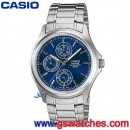 客訂商品,CASIO MTP-1246D-2A(公司貨,保固1年):::經典大方,指針男錶,三眼六針,不鏽鋼錶帶,星期,日期,24時制,刷卡或3期零利率,MTP1246D