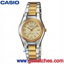 客訂商品,CASIO LTP-1253SG-9A(公司貨,保固1年):::指針女錶,簡潔大方的三針設計,適合都會氣質女孩佩戴,生活防水,刷卡或3期零利率,LTP1253SG