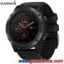 已完售,GARMIN fenix 5x Plus,ADLC石墨灰錶圈搭黑色矽膠錶帶(公司貨,保固1年):::多功能運動GPS手錶,搭載地圖,訓練指標,音樂