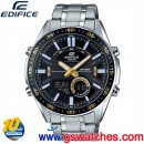 已完售,CASIO EFV-C100D-1BVUDF(公司貨,保固1年):::10年電力,EDIFICE指針+數字雙顯,資料庫,世界時間,碼錶,倒數計時,鬧鈴,EFVC100D