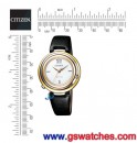 CITIZEN EM0656-15A(公司貨,保固2年):::CITIZEN L光動能,藍寶石鏡面,1顆天然鑽,刷卡或3期零利率,EM065615A