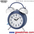 缺貨,SEIKO QHK051L(公司貨,保固1年):::SEIKO指針型鈴聲鬧鐘,滑動式秒針,鈴聲,貪睡,燈光,夜光,刷卡不加價,QHK-051L