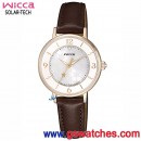 CITIZEN KP3-422-10(公司貨,保固1年):::Wicca,星願系列,SOLAR-TECH,太陽能,淑女錶,星型秒針,聖誕節推薦款,刷卡或3期,KP342210