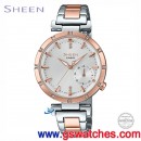 客訂商品,CASIO SHE-4051SPG-7AUDF(公司貨,保固1年):::Sheen,時尚女錶,日期,刷卡或3期零利率,SHE4051SPG