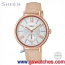 客訂商品,CASIO SHE-3066PGL-7BUDF(公司貨,保固1年):::Sheen,時尚女錶,日期,刷卡或3期零利率,SHE3066PGL