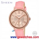 客訂商品,CASIO SHE-3066PGL-4AUDF(公司貨,保固1年):::Sheen,時尚女錶,日期,刷卡或3期零利率,SHE3066PGL