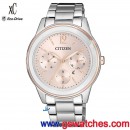 已完售,CITIZEN FD2065-56W(公司貨,保固2年):::日本製,xC,光動能,時尚女錶,星期日期顯示,藍寶石鏡面,FD206556W