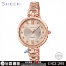 客訂商品,CASIO SHE-4055PG-4AUDF(公司貨,保固1年):::Sheen,時尚女錶,日期,刷卡或3期零利率,SHE4055PG