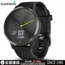 已完售,GARMIN vivomove-hr-sport-black運動款-時尚運動黑(大)(公司貨,保固1年):::指針智慧腕錶,步數,卡路里,距離,心率,熱血時間,vívomove hr