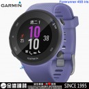 已完售,GARMIN forerunner-45s-iris薰衣紫(公司貨,保固1年):::GPS光學心率跑錶,多項運動應用程式,forerunner45s