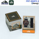 【金響鐘錶】現貨,CASIO PRT-B50FE-3DR(公司貨,保固1年):::藍牙,PRO TREK,專業登山錶,指針數字雙顯,溫度,高度,氣壓,方位,日出日落,計步器,PRTB50FE